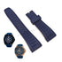 Fits/For Seiko Velatura Chronograph 7T04-0AD0 - SPC156P1 , SPC075P1 - 26mm Navy Blue Rubber Replacement Watch Band Strap