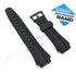 Casio AQ-160W , AQ163W , AQ-163WG , AQ-161W , AQ-162W Black Rubber 17mm Replacement Watch Band Strap