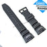 Fits/For Casio Outgear SGW-100 , SGW-100B , SGW-200 Black Rubber Replacement Watch Band Strap