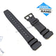 Fits/For Casio MD-309 , MD-310 , MD-752 , MDA-100 , MW-505 , MWA-500 - 19mm Black Rubber Replacement Watch Band Strap