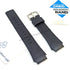 Genuine Casio AMW-701 Hunting Timer - 18mm Black Rubber Replacement Watch Band Strap Original