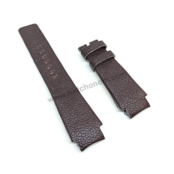 Diesel DZ4120 Fits with 20mm Handmade Brown Genuine Leather Replacement Watch Band Strap
