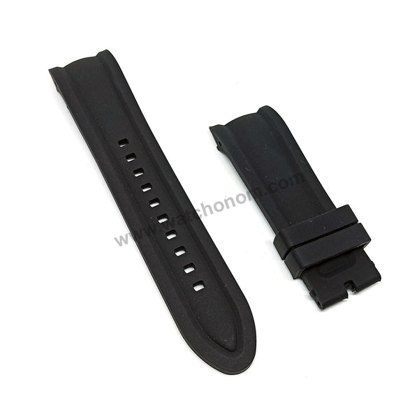 Fits/For Invicta Reserve 22167 , 22169 , 22170 , 22172  - 26mm Black Rubber/Silicone Replacement Watch Band Strap