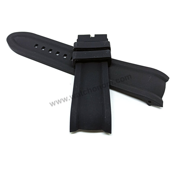 Fits/For Invicta Reserve 23559 , 23560 , 23561 , 23562 , 23563 , 23564  - 26mm Black Rubber/Silicone Replacement Watch Band Strap