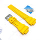 Fits/For Casio G-Shock GD-100 , GD-8900 , GAC-100 , GDF-100 - Yellow Rubber Replacement Watch Band Strap