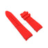 Compatible for Porsche Design Regulator - 24mm RED Curved end Rubber Tire Pattern Replacement Watch Band Strap