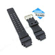 Fits/For Casio G-Shock GA-1000 , GA-1100 , GW-4000 , GW-4000A , GW-A1000 , GW-A1100 , GW-A1100R   - 22mm Black Rubber Replacement Watch Band Strap