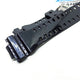 Fits/For Casio G-Shock GD-100 , GD-8900 , GAC-100 , GDF-100 BRIGHT BLACK Rubber Replacement Watch Band Strap