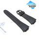 Fits/For Casio W-42H , W-43H - Black Rubber Replacement Watch Band Strap