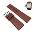 Fits/For Diesel DZ1314 - 28mm Brown Genuine Leather Replacement Watch Strap Band Belt