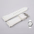 Fits/For Guess Rigor W0247G1 - 22mm White Rubber Silicone Replacement Watch Band Strap Belt