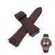 Fits/For Guess Rigor W0040G3 - 22mm Dark Brown Genuine Leather Replacement Watch Band Strap Belt
