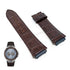 Fits/For Guess Rigor W0040G10 - 22mm Dark Brown Genuine Leather Replacement Watch Band Strap Belt
