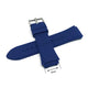 Fits/For Guess Rigor W0407G2 - 22mm Summer Light Blue Rubber Silicone Replacement Watch Band Strap Belt