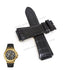 Fits/For Guess Rigor W0040G4 - 22mm Black Genuine Leather Replacement Watch Band Strap Belt