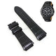 Fits/For Guess Rigor W0408G1 - 22mm Black Genuine Leather Replacement Watch Band Strap Belt
