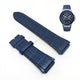 Fits/For Guess Rigor W0040G7 - 22mm Navy Blue Genuine Leather Replacement Watch Band Strap Belt