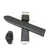 Fits/For Emporio Armani Luigi AR1737 , AR1732 , AR1733 - 20mm Black Leather Replacement Watch Band Strap Belt