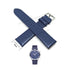 Fits/For Emporio Armani Luigi AR1736 , AR1731 - 20mm Navy Blue Leather Replacement Watch Band Strap Belt
