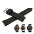 Fits/For Lorus RH992CX9 , RH994CX9 , RH995CX9 , PC32-X044 -Black Silicone Replacement Watch Band Strap Belt