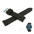 Fits/For Lorus RH065X , RP633BX9 , VD75-X047 -Black Silicone Replacement Watch Band Strap Belt