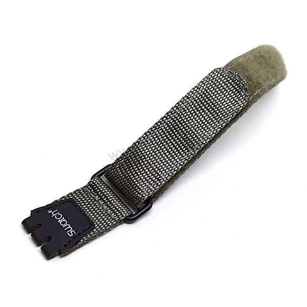Swatch Original Nylon Textile 17mm Watch Strap Band Belt - VINTAGE Bracelet NOS