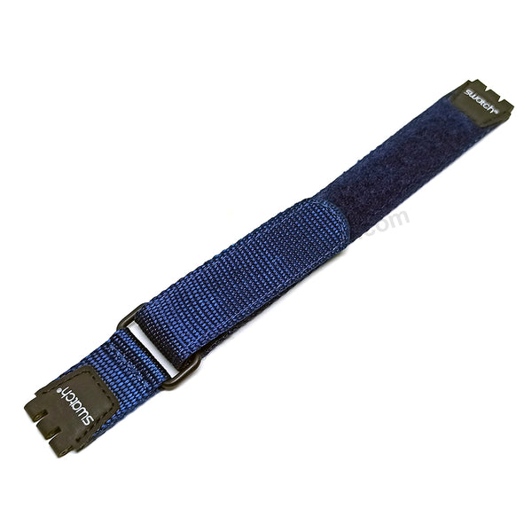 Swatch Original Nylon Textile 17mm Watch Strap Band Belt - VINTAGE Bracelet NOS