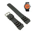 Fits/For Seiko Prospex Sea 4R36-03P0 - SRP589K1 - Z22 Replacement Black Rubber Watch Band Strap Belt