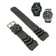 Fits/For Seiko Prospex Sea 4R36-03Z0 - SRPE87K1 , SRP639K1 , SRP641K1 - Z22 Replacement Black Rubber Watch Band Strap Belt