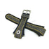 Camel Active A779 , A796 , A797 , A858 Watch Band Strap Belt - Authentic 18mm Gray Leather on Black Rubber