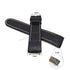 Fits/For Jorg Hysek - 23mm Black Handmade Genuine Leather Replacement Watch Band Strap Belt