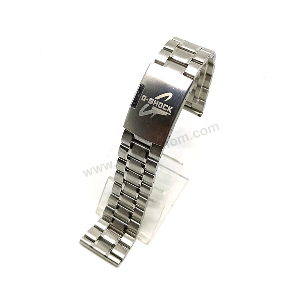 Fits/For Casio G-Shock GA-2000 - 24mm Silver Colour Stainless Steel - Metal Replacement Watch Bracelet Band Strap Belt