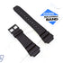 Casio BM-100WJ Digital Barometer - 18mm Black Rubber Replacement Authentic NOS Watch Band Strap Belt
