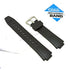 Genuine Casio Edifice EF-111-1AV , EF-111-7AV , EF-111-9AV - Black Rubber Authentic NOS Replacement Watch Band Strap Belt