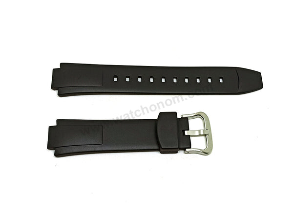 Genuine Casio Edifice EF-111-1AV , EF-111-7AV , EF-111-9AV - Black Rubber Authentic NOS Replacement Watch Band Strap Belt