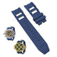 Fits/For Invicta Russian Diver 37352 , 38589 - 26mm Navy Blue Rubber Replacement Watch Band Strap