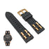 Fits/For Guess Oasis W0366G3 - Black Rubber Silicone Replacement Watch Band Strap Belt