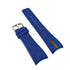 26mm Navy Blue Rubber Watch Band / Strap Compatible with Gucci YA114-2/071 i-gucci digital watch 114, 114-2, YA114207, 316L