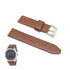 Original Fossil FS4860 Machine Medium Replacement Watch Band Strap - 22mm Brown Genuine Leather