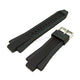 Compatible for Michael Kors Dylan MK8184 , MK8325 , MK8383 , MK8406 , MK8445 , MK8453 , MK9019 , MK9026 - 13mm Black Rubber Silicone Replacement Watch Band Strap