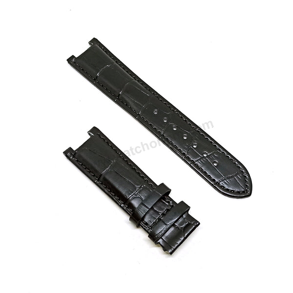 Fits/For Guess Collection X72005G2S , A47001G2 Replacement Black Leather Watch Band Belt Strap Belt