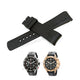 Fits/For Nautica N17526G , N18523G NST  - 22mm Black Rubber Replacement Watch Strap Band
