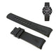 Fits/For Nautica NAPLECR11 Long Beach - 22mm Black Rubber Replacement Watch Strap Band Belt