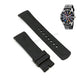Fits/For Nautica A12626G , N12626G NST 07 - 22mm Black Rubber Replacement Watch Band Strap