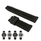 Fits/For TAG Heuer TAG Heuer Formula 1 WAH1110 , WAH1111 , WAH111A , WAH111C- 20mm Black Rubber BT0714 Replacement Watch Band Strap Belt