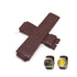 Fits/For Diesel DZ1111 , DZ1145 , DZ1222 - 20mm Brown Genuine Leather Handmade Replacement Watch Band Strap Belt
