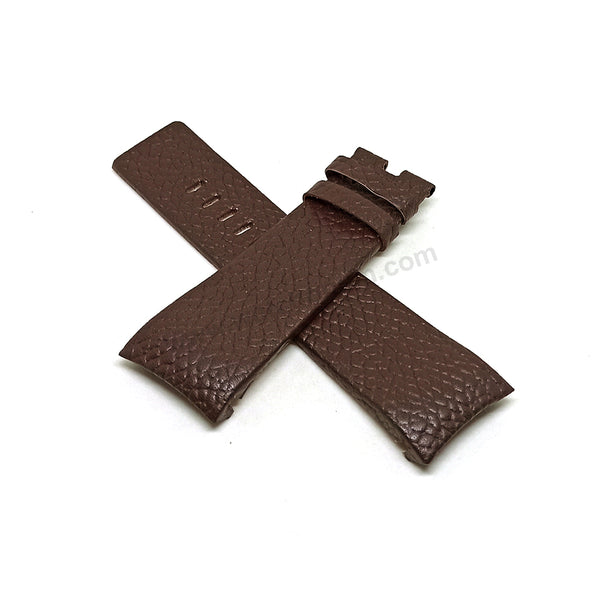 Fits/For Diesel Shadow DZ1179 , DZ1180 , DZ1317 - 29mm Brown Genuine Leather Handmade Replacement Watch Band Strap Belt