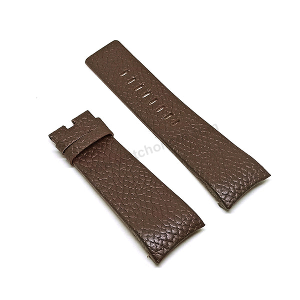 Fits/For Diesel Shadow DZ1179 , DZ1180 , DZ1317 - 29mm Brown Genuine Leather Handmade Replacement Watch Band Strap Belt