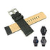 Fits/For Diesel DZ1373 , DZ1479 , DZ1514 Time 3 hands Franchise -46 - 24mm Black Genuine Leather Replacement Watch Strap Band Belt