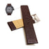 Fits/For Diesel DZ4238 Bad Company - 24mm Dark Brown Genuine Leather Replacement Watch Band Strap Belt